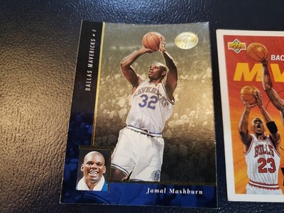 Jamal Mashburn Kentucky Wildcats Dallas Mavericks 1995- 1996 SILVER BACK RARE