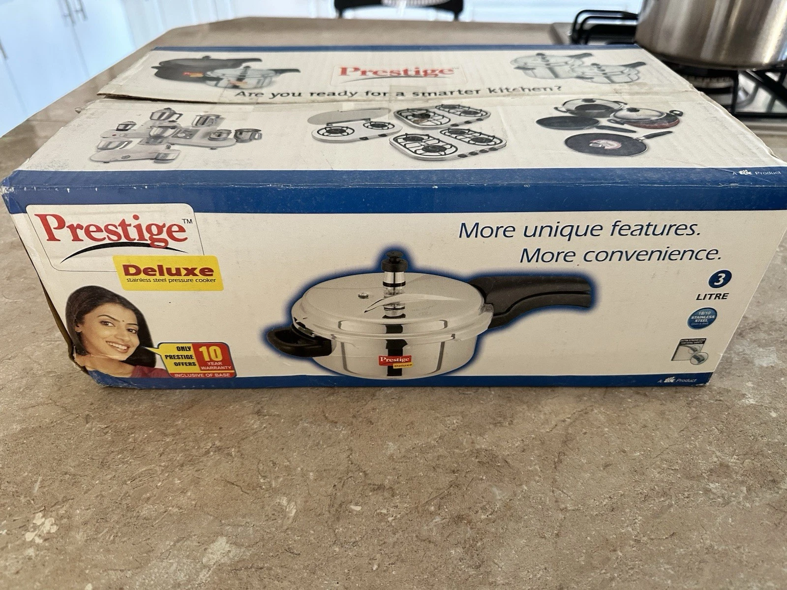 Prestige Stainless Steel Pressure Cooker, 3 Litre
Opens in a new window or tab