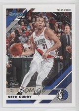 2019-20 Panini Donruss Press Proof Purple /199 Seth Curry #62 o9f
