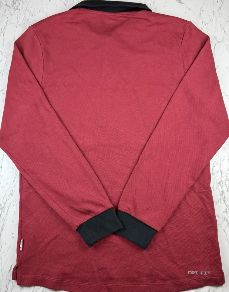 Polo Nike Alabama Crimson Tide manga larga para hombre mediano Foto 4 de 4