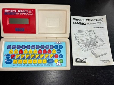 Vintage V-TECH Smart Start Basic interaktives pädagogisches Spielzeug (GETESTET & FUNKTIONSFÄHIG)