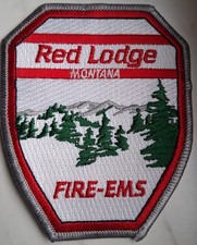 Feuerwehr, &Auml;rmelabzeichen, USA, Montana, Red Lodge Fire Rescue, A38