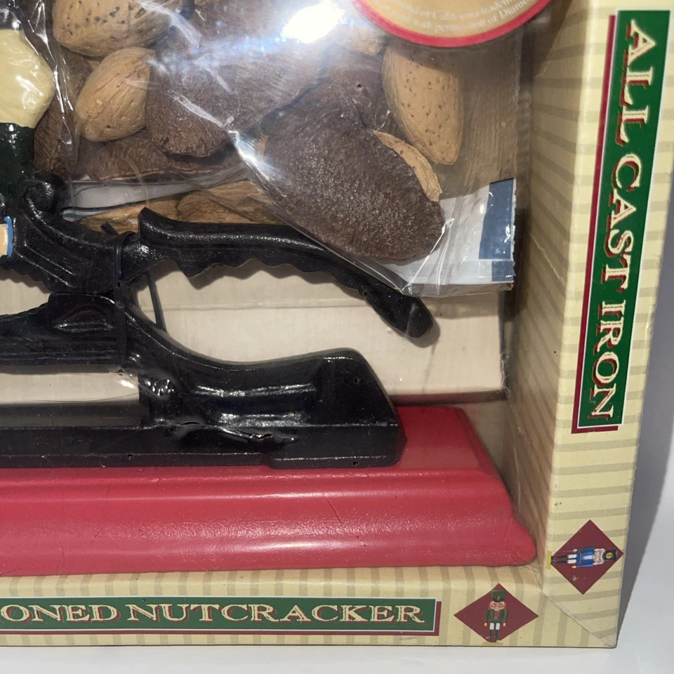 Table Top Old Fashion Nutcracker Cast Iron Hand Painted Shell Nut Cracker - Image 3 of 4