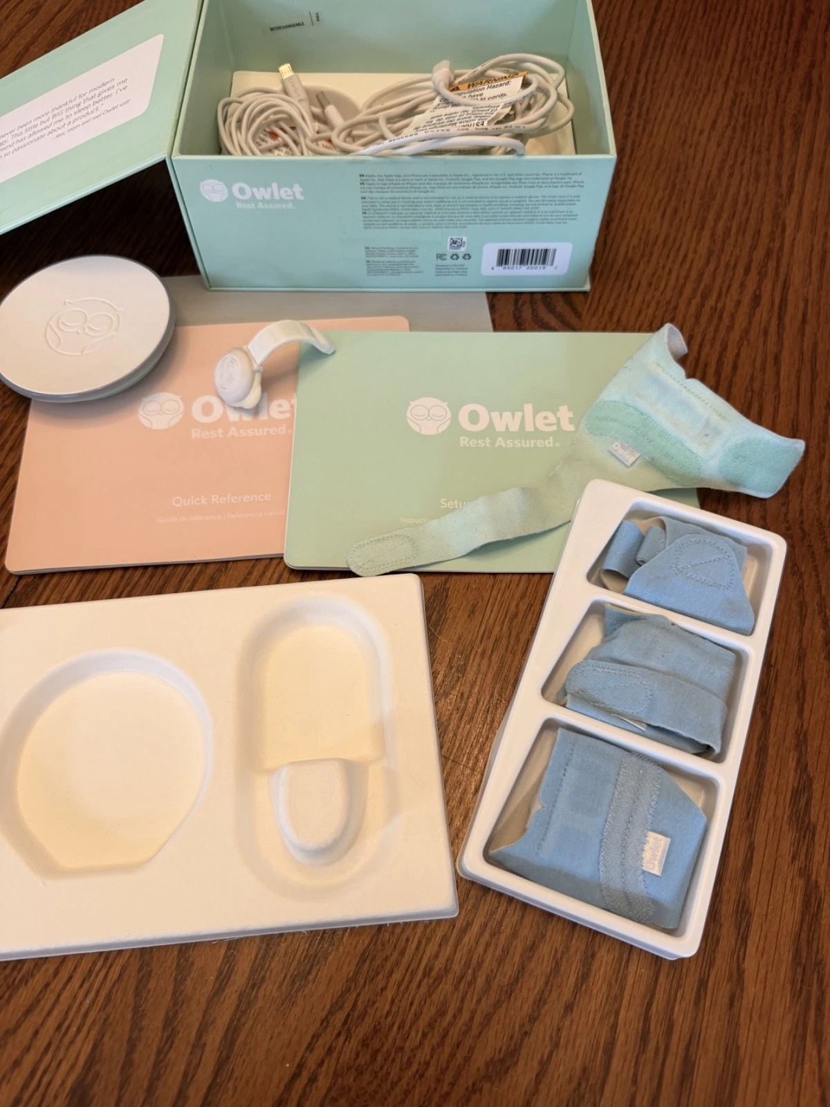 Owlet Smart Sock 2 Baby Health Monitor Device 0-18 months FOR PARTS ONLY