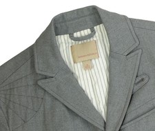 Men's S Banana Republic Heritage Gray Safari Field Jacket Over Coat Blazer