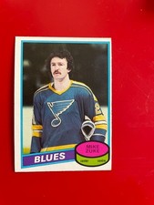 1980-81 O-Pee-Chee hockey set break #209 Mike Zuke RC - St. Louis Blues NRMT