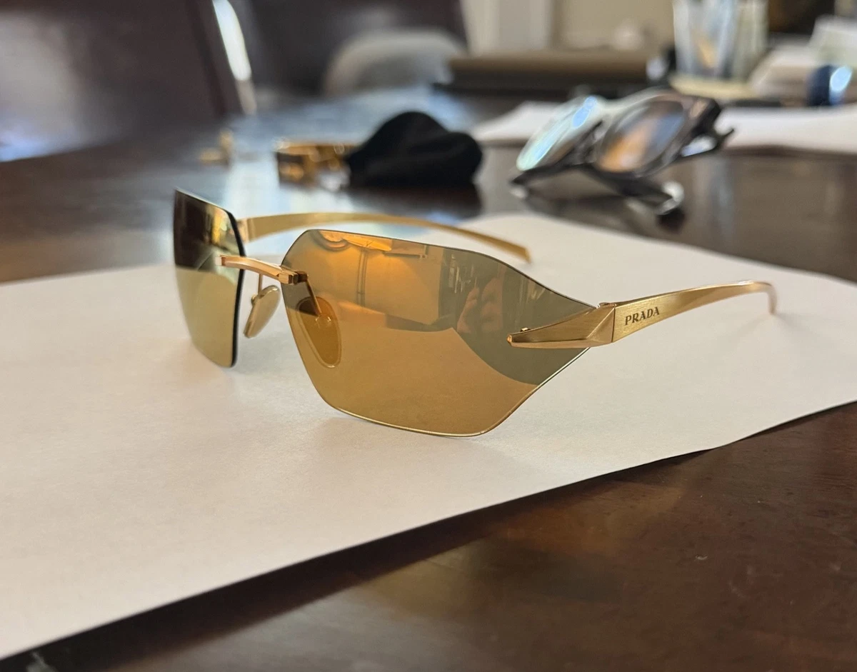プラダ　サングラス　SPR73A オレンジレンズ　お洒落　ブランド　メンズ PRADA Orange Sunglasses for Men for sale | eBay