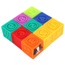 Soft Blocks Toddler Kids Building Block Playset 9 Toy Blocks