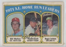 1972 O-Pee-Chee League Leaders Bill Melton Norm Cash Reggie Jackson #90 HOF 07vd