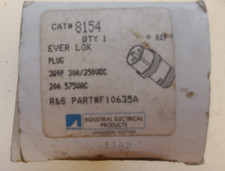 ABB RUSSELLSTOLL PN: 8154 EVER LOK PLUG 3W4P 10635A  20-30AMP 3 POLE 4 WIRE NEW