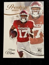2023 Panini Prestige Marvin Mims Rookie Card No. 361 Denver Broncos Oklahoma Soo