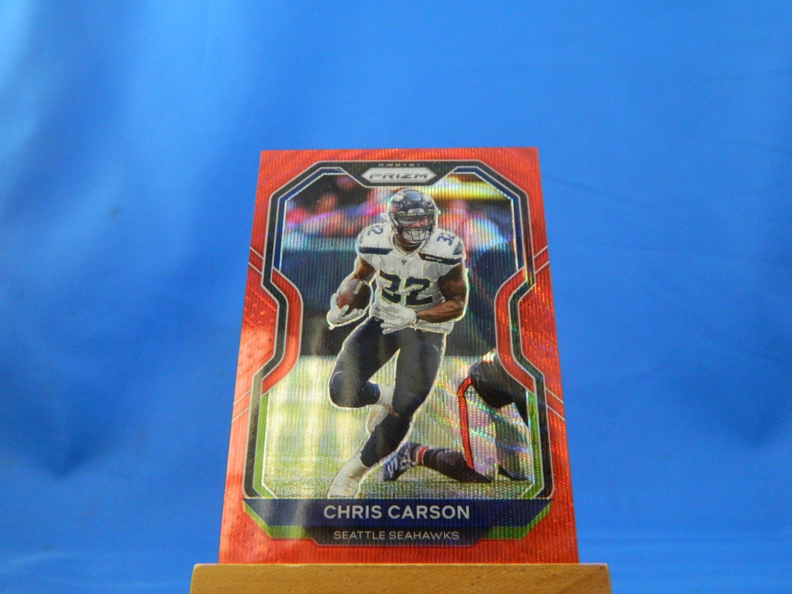 Chris Carson Prizm 2020 Red Wave Prizm /149