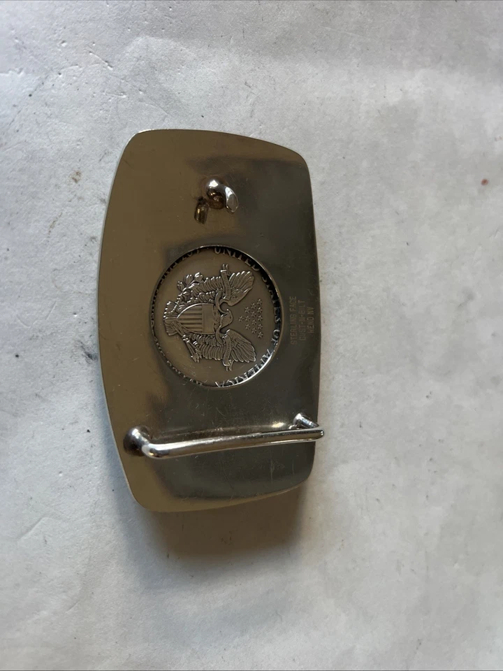 Ремень с пряжкой чемпиона Sterling Face Cust-M-Bilt Kingsburg Gun Club одинарный «D» - Изображение 2 из 3