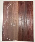 Purpleheart Wood Dreadnought Guitar Back Set Luthier Tonewoods #56 — photo 3