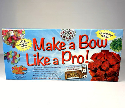 Make A Bow Like A Pro   Beautiful Large Bows made from 1 - 2'' or Wider Ribbon