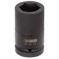 "Ks-Tools 515.1884 1\" Sechskant-Kraft-Stecknuss Lang 110Mm Chrom-MolybdäN 6-Kant"