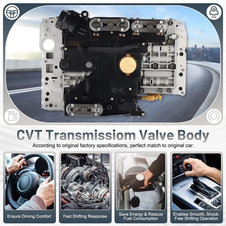 OEM Transmission Valve Body Solenoid w/ Conductor Plate For Mercedes-Benz 722.6 Foto 3 de 4