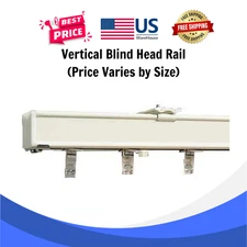 Vertical Blind Head Rail (Price Varies by Size)