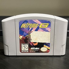 Extreme-G (Nintendo 64, 1997) Torn Label - Authentic N64 Video Games Tested Game