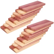 3X(16 Pack Cedar Blocks for Closet,Red Cedar Blocks for Storage, Aromatic1964