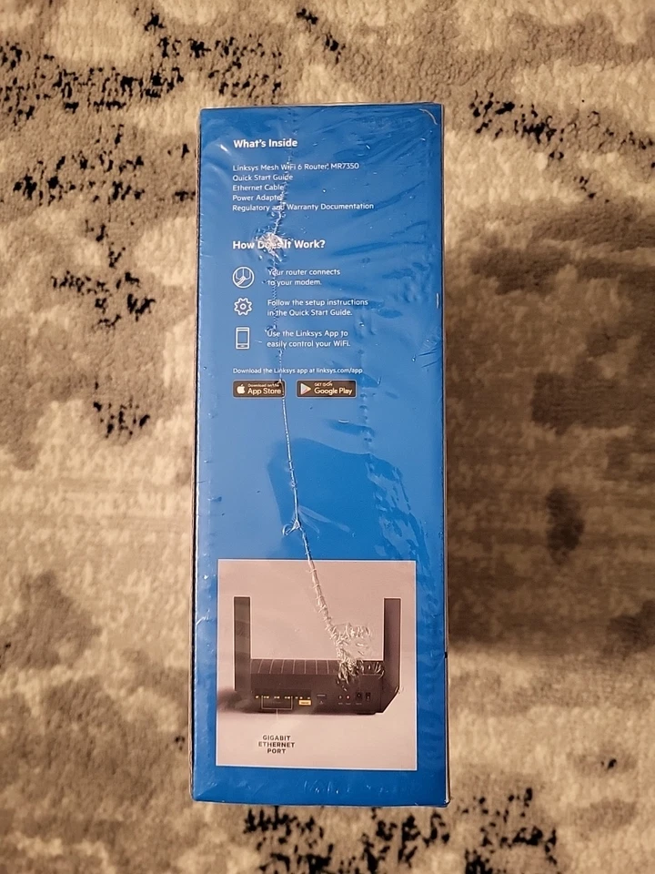 Linksys AX1800 Max-Stream Dual Band WiFI 6 Router (MR7350) *New - Sealed* - Image 4 of 4