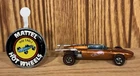 Hot Wheels Indy Eagle  “Rare” Copper Colored Car with Mattel Button.