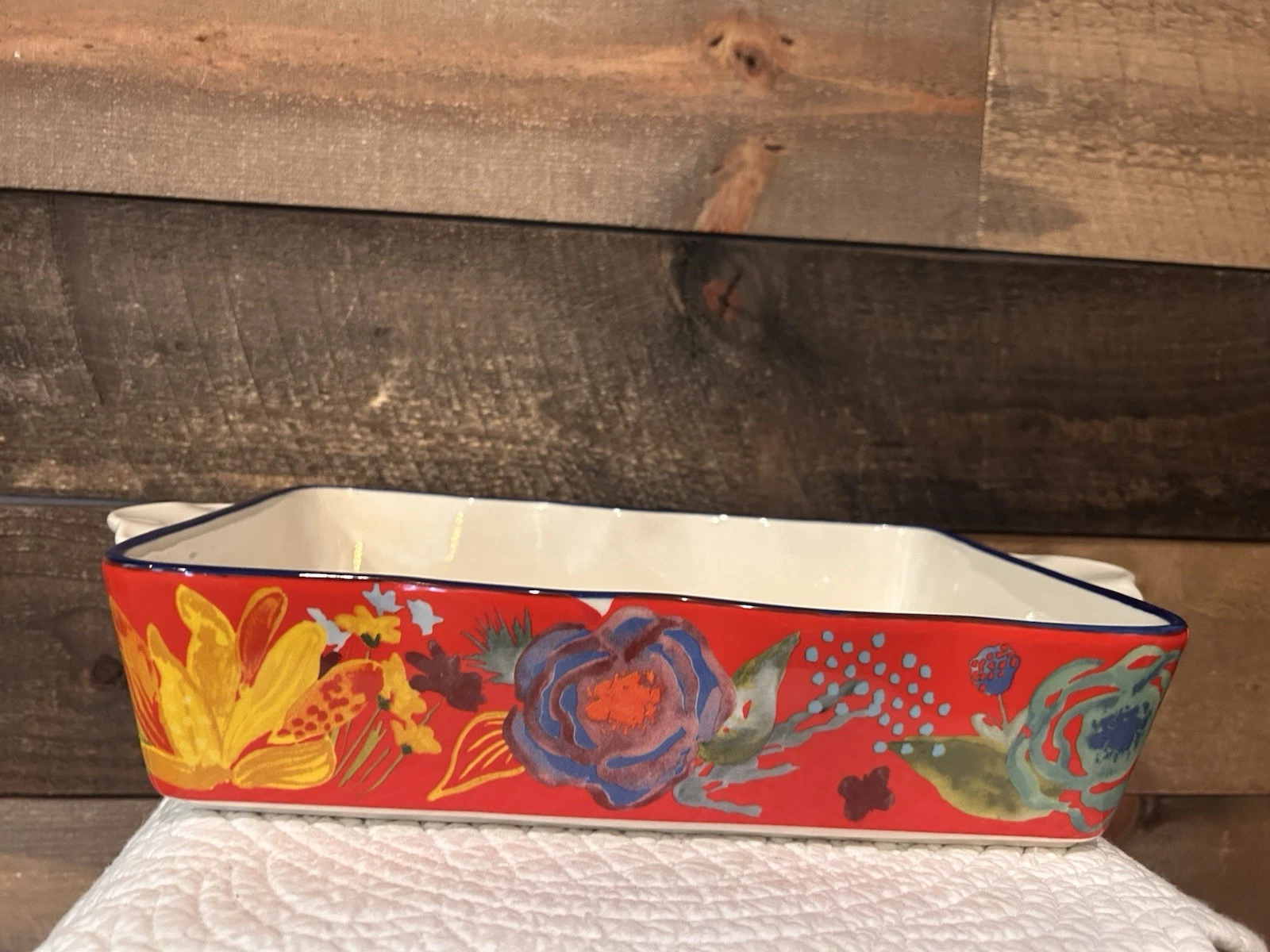 Pioneer Woman Durable Floral Medley Baking Rectangular