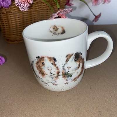Royal Worcester WRENDALE ~ ''Salat be friends'' Meerschweinchen Keramiktasse.