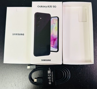 Samsung Galaxy A35 Original Box ONLY + Fast Charging Cable, SIM Tool-New OEM Lot