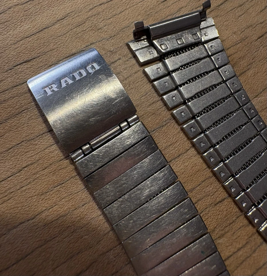 Armband mit Faltvrschluss für Rado DiaStar aus 1982 - Bild 3 von 3