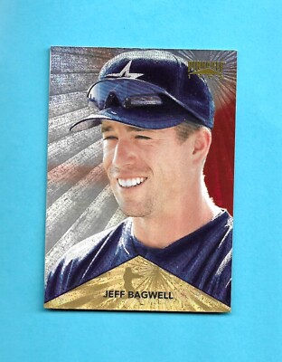 1996 Pinnacle STARBURST Card # 7 JEFF BAGWELL HOUSTON ASTROS SHARP