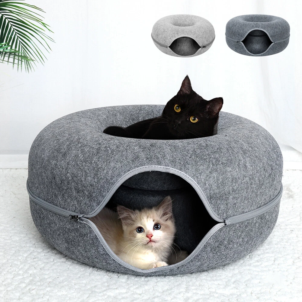 Donut hotsell cat bed