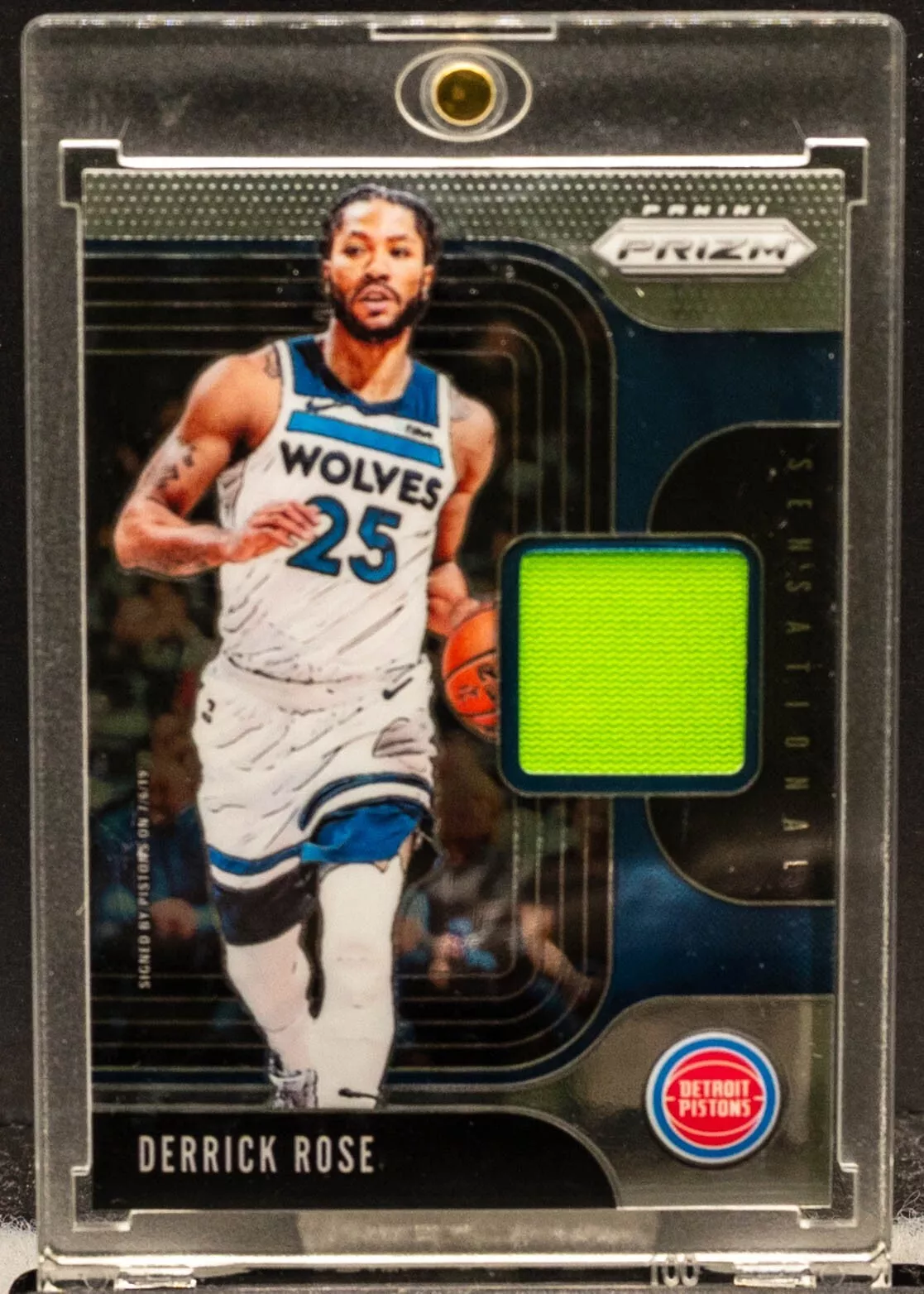 Derrick Rose trading card