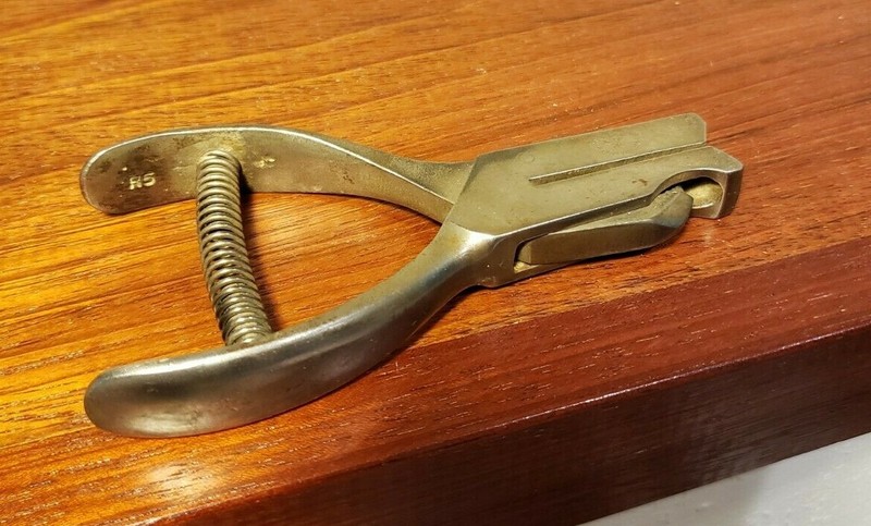 Rare antique train? hole puncher LX new haven CT 