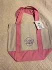 LOT OF 10! NEW WITH TAGS!! Pink Pastel Trader Joe's Mini Canvas Tote Bags — photo 3
