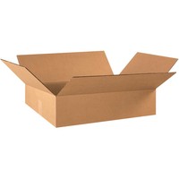 22x16x6 Flat Corrugated Boxes, 200 Lb. Test/ect-32 Kraft, 25 Pack 22x16x6 Flat Corrugated Boxes, 200 Lb. Test/ect-32 Kraft, 25 Pack