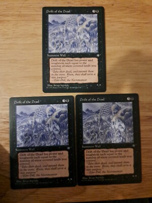 MTG - 3x Drift of the Dead - Ice Age