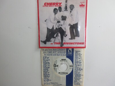  ' THE RIVINGTONS ' HIT 45 + PICTURE [Cherry / Little Sally Walker]  1963 ! 