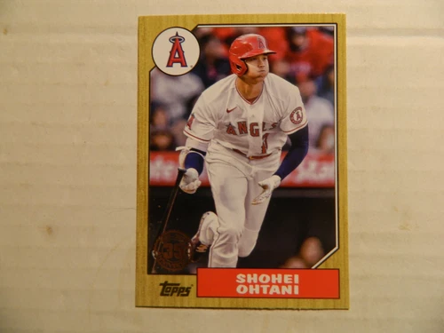 2022 Topps One - Retro 1987 35th Anniversary Card of Shohei Ohtani  - Angels
