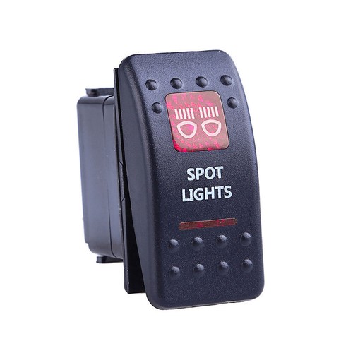 Auto KFZ LKW 12V/24V Wippschalter Wippenschalter LED beleuchtet Einbauschalter - Bild 22 von 46