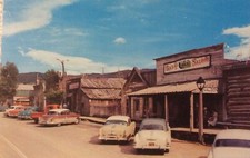 Wallace Street, Virginia City, Montana The Bale of Hay Saloon Vintage Postcard