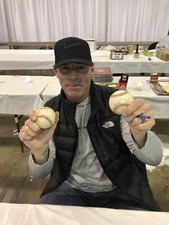 Jim Edmonds St. Louis Cardinals Signed Game Used 1766th Hit Baseball MLB HOLO