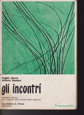 DIE BEGEGNUNGEN 1 ENGEL GIANNI ANTONIO WÜNSCHE 1974 VERLAG G.D'ANNA