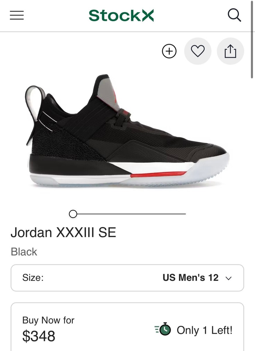 jordan 33 stockx