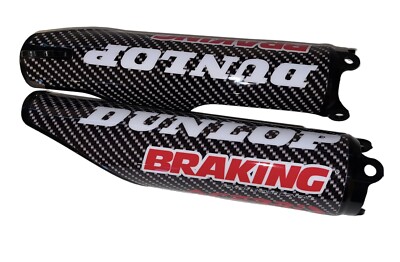 Fork Guards Cover Plastic Fits Honda Cr125 Cr250 Cr125r Cr250r 2001-2007 Black E