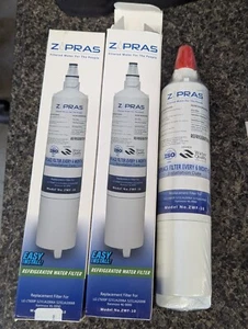 2 Pack Réfrigérateur Zopras Filtres à eau LT600P 5231JA2006A 5231JA2006B 46-9990