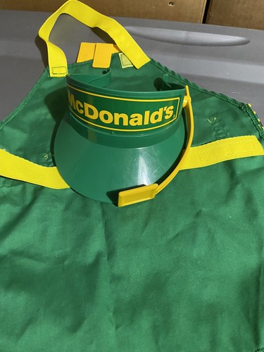 Uniforme vintage Fisher Price divertente con cibo McDonald's Crew completa - Foto 7 di 11
