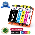 4 PACK 910XL Ink Combo W/Chip for HP OfficeJet Pro 8010 8020 8022 8025 8028 8015
