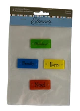 Creativity Inc Holiday Dimensional Stickers Tags Scrapbooking & Crafting