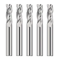 1pc 3 Flute Carbide End Mill 1/4" Shank CNC Router Bit for Wood Metal Milling